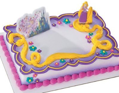 Tangled Birthday Cake on Tangled Rapunzel Birthday Party Cake Topper Figure Set Auctions   Buy